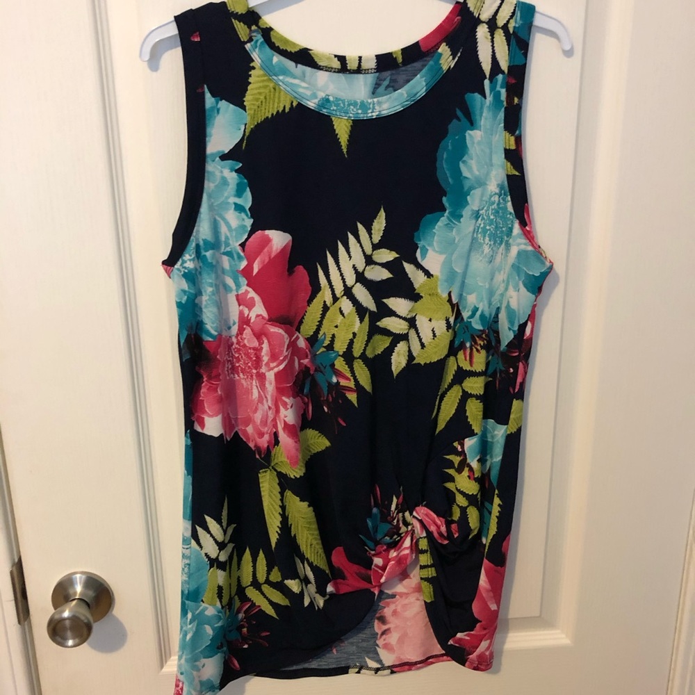Boutique Floral Tank Top
